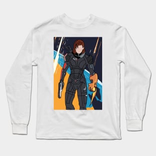 Commander Shepard Long Sleeve T-Shirt